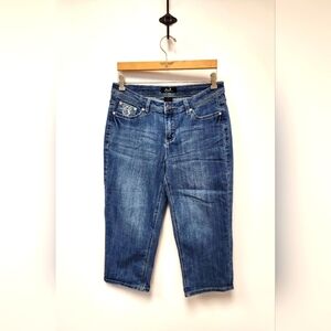 Earl Jean Embellished Capris Sz 12